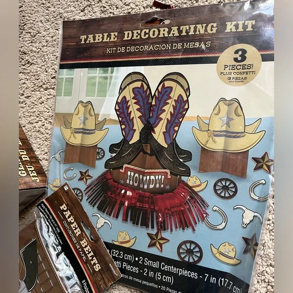 Western party decor and favors - Picture 3 of 5